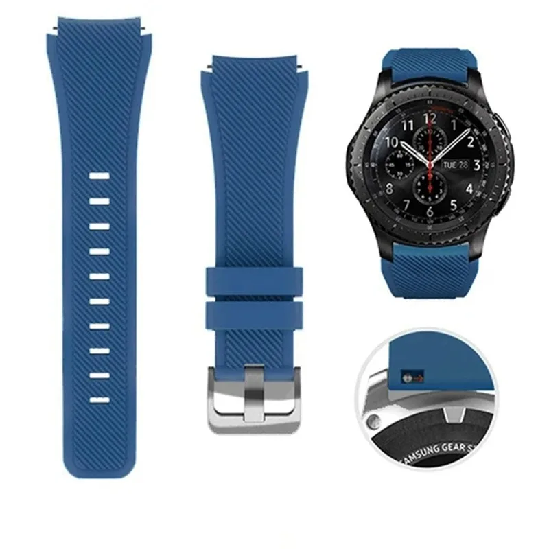 Universal 22mm Silicone Smartwatch Band Strap