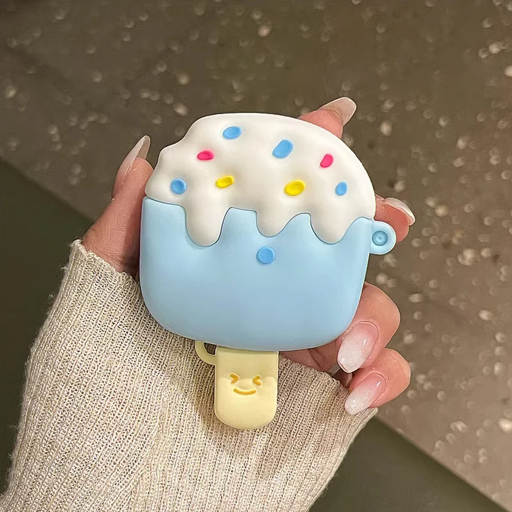 Case for Apple AirPods 1 2 3 Pro Case for AirPods Pro2 Case Cute 3D Snack Bag Drink Bottles Earphone Protective Case Accessories