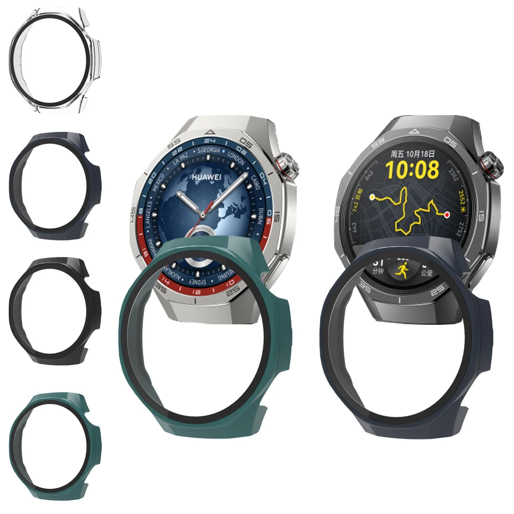 Watch Screen Protector Case Watch Accessories Apple Watch Screen Protector Case Watch Protective Case Screen Protector Case Compatible For Huawei Watch GT5 Pro Scratched Resistant Protective Case For Huawei GT5 Pro Accessories