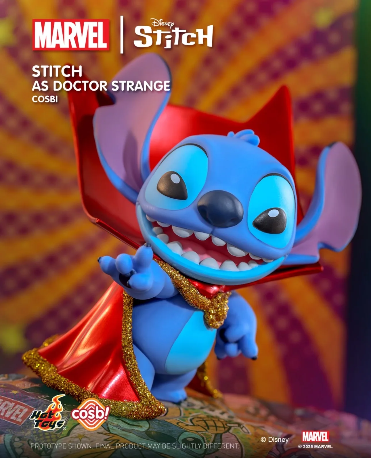 Genuine Hottoys Marvel Stitch Cosbi Series Pvc Blind Box Mini