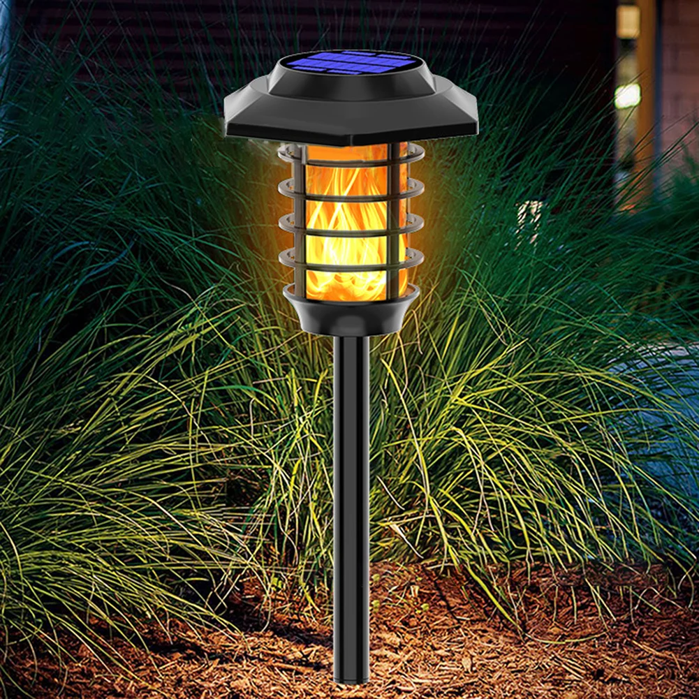 

Solar Dynaming Flame Lights Outdoor Waterproof Flickering Flame Torch Light Landscape Lamp For Lawn Patio Yard Garden