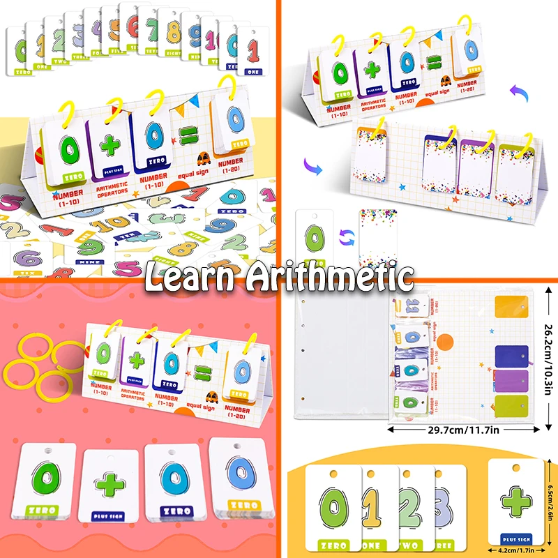 Educational Learning Cards for Kids with Color Shape Animal
