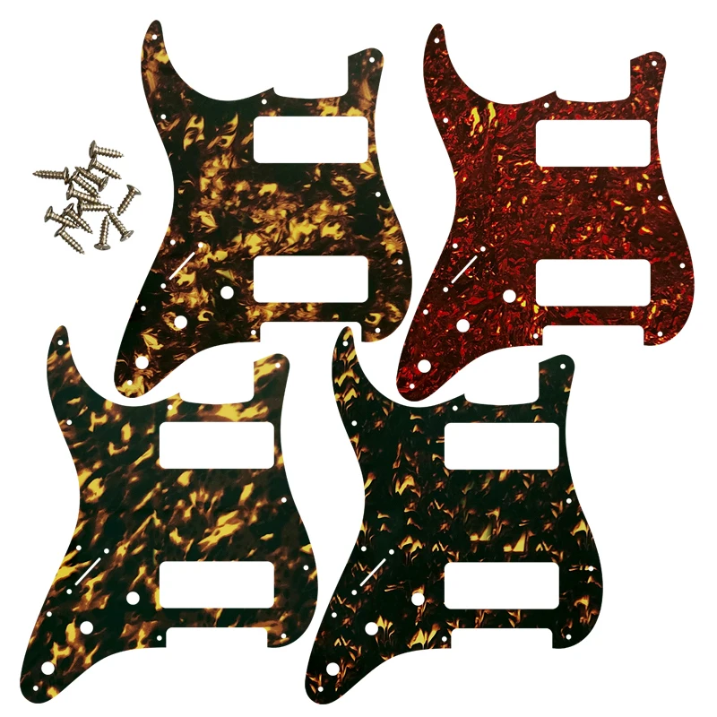 

5pcs XinYue Great Quality Guitar Parts Strat Guitar PICKGUARD For Left Handed US 11 Screw Holes Strat 2 P90 Humbucker Manycolors