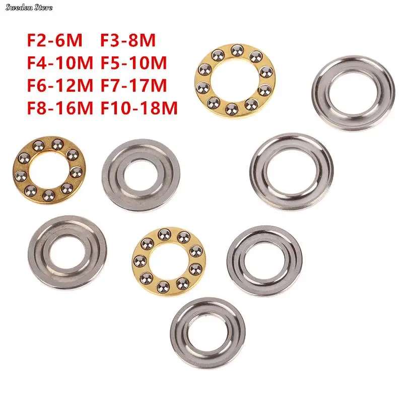 

Mini Plane Axial Thrust Ball Bearing 3-In-1 F2-6M F3-8M F4-10M F5-10M F6-12M F7-17M F8-16M F10-18M Axial Ball Thrust Bearing Set