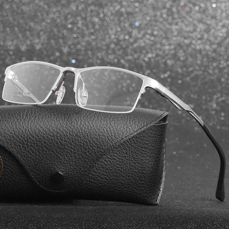 HDCRAFTERTitaniumGlassesFrame18glightMenSquareMyopia