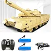 RC Tank Remote Control Tank Rechargeable 1/20 9CH 40CM Camouflage 27Mhz Infrared Electric Toys For Boys Birthday Gifts 4