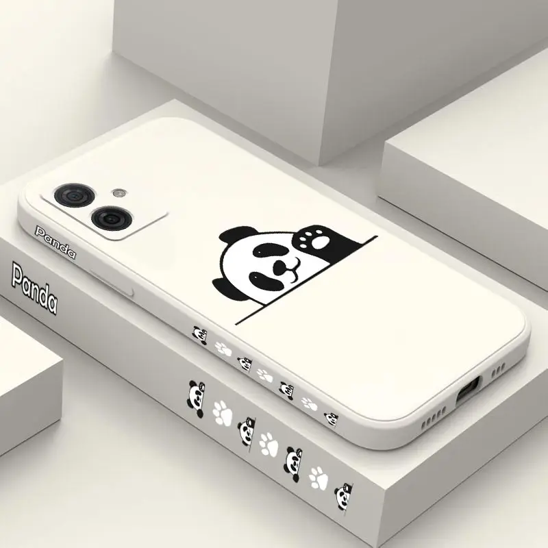 Adorable Panda Silicone Phone Case - Stylish Protective Cover