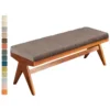 Custom Teddy Velvet Bench Cushion Non-slip Waterproof Stain-proof Removable 4cm/6cm/9cm Decoration/Sofa/Bay Window 1