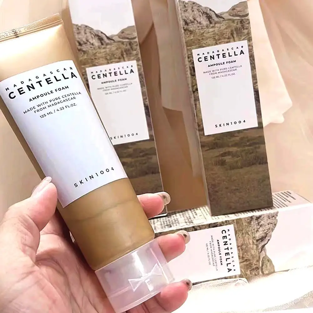 Skin1004 Himalayan Salt Centella Asiatica Cleanser Deep Cleansing Foam Removes Impurities Gentle Refreshing Facial Cleanser