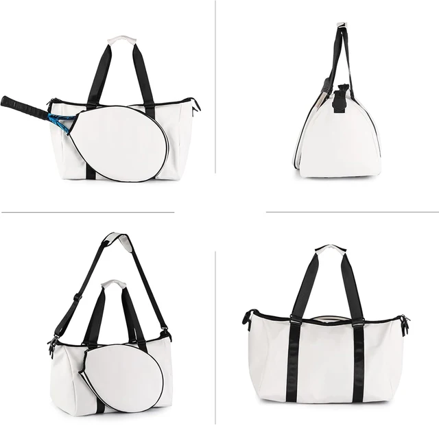 1pcs Cloth Tennis Bag for Women Tote Sports Gear for  Racquetball Badminton Shoe Storage Included 2