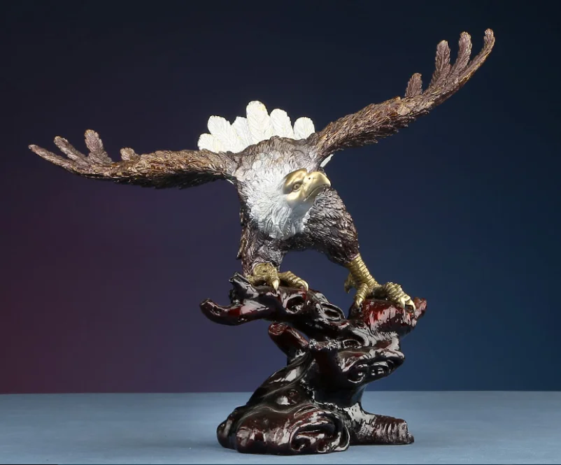 

Pure copper Creative eagle Craft Living Room Office Ornaments