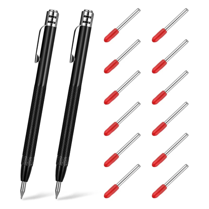 X59A_Tungsten Carbide Scriber(자석 포함, 교체용 마킹 팁 12개 포함)