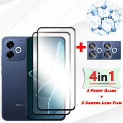 Premium Glass Screen Protector with Black Edge & Camera Lens Shield for 1 Glass and 1 Lens