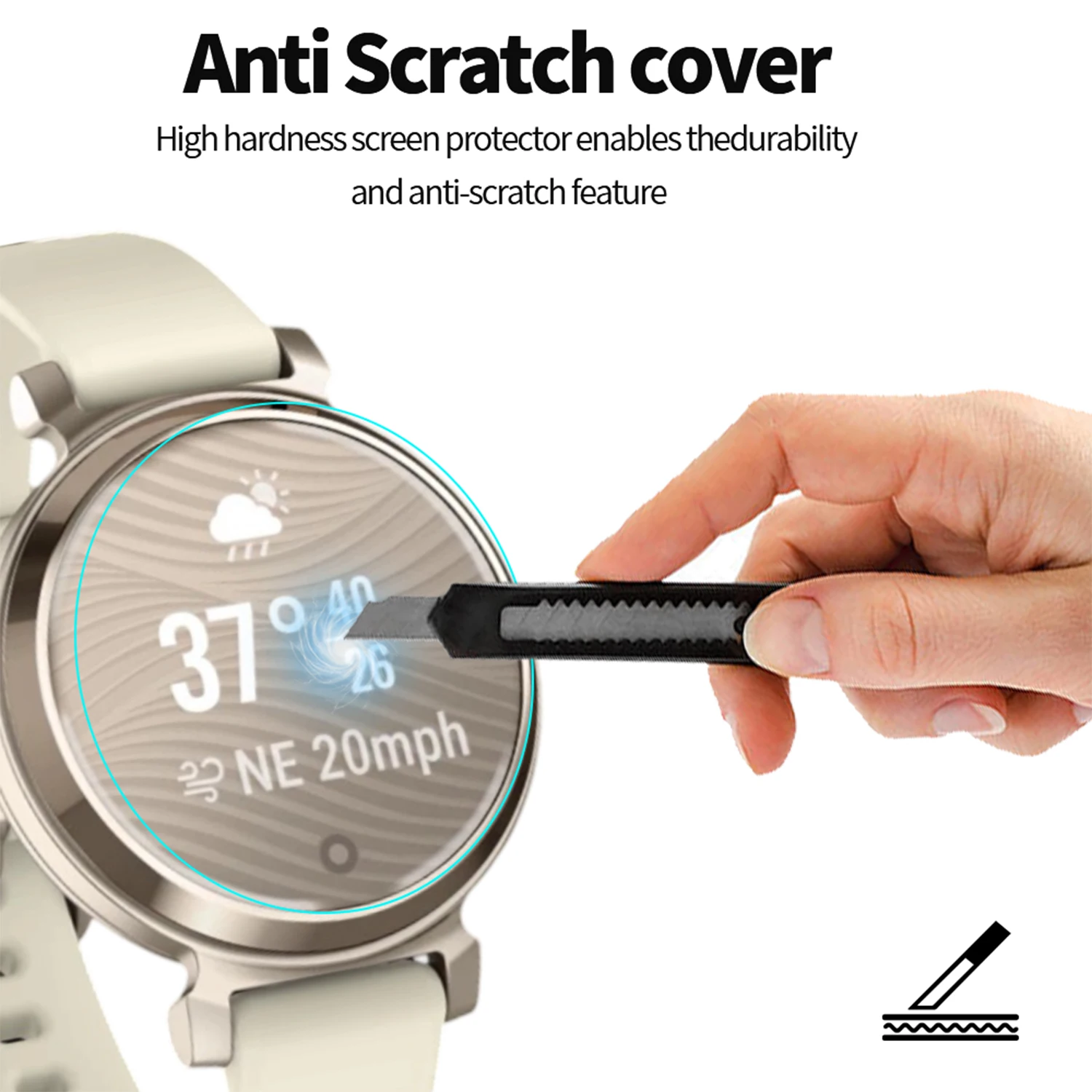 Enhanced Tempered Glass Screen Protector - HD Clear, Shatterproof Protective Film