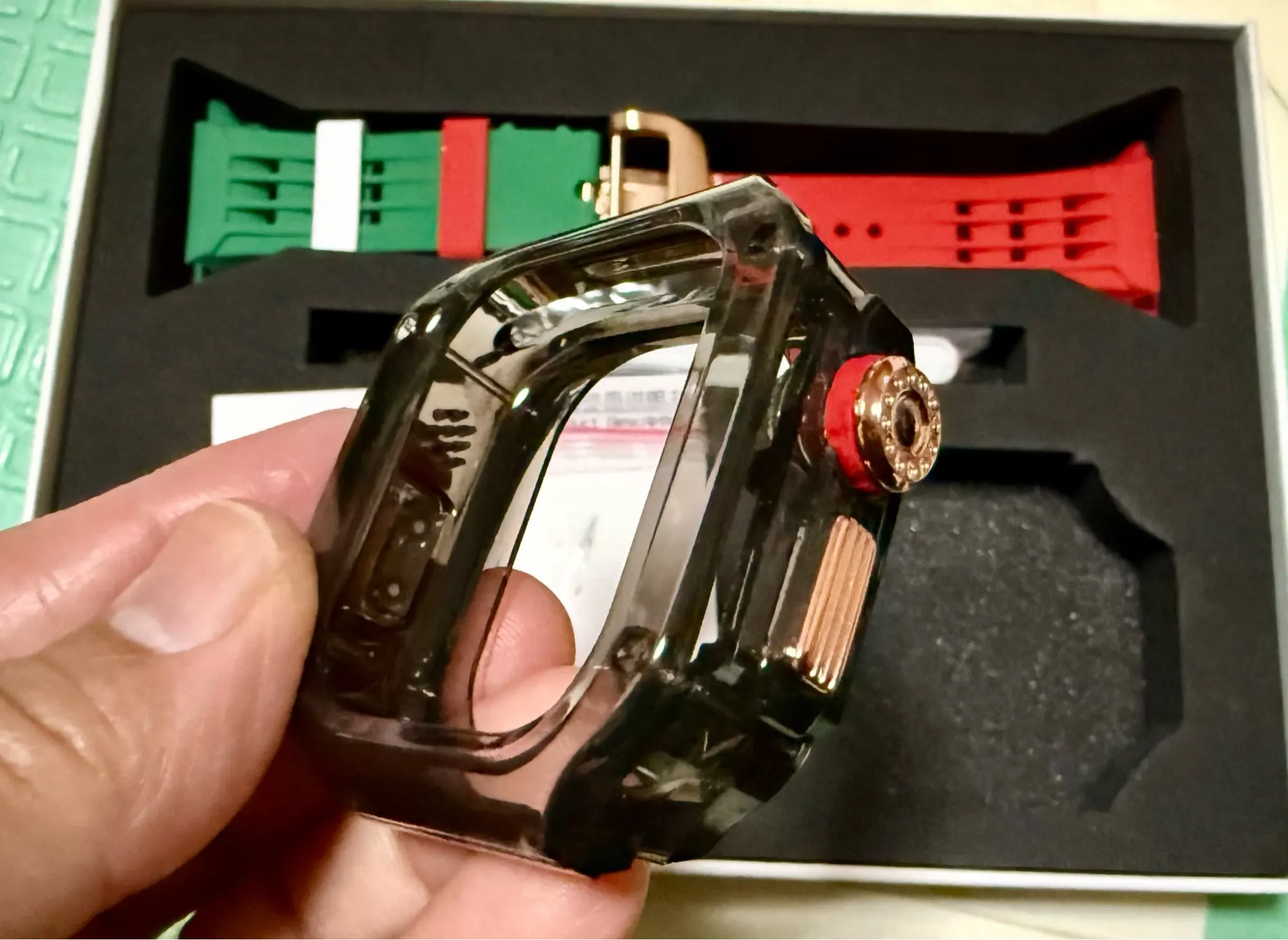 RM7006 Carbon Fiber Retrofit Kit For Apple Watch Ultra
