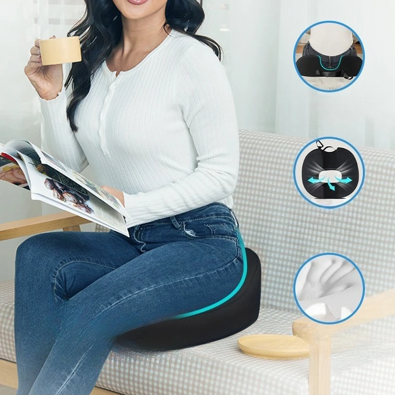 Donut Pillow Coccyx Seat Cushion,for Prostate, Sciatica, Pelvic Floor, Office Chair Cushion Car Seat,Cushion Back Pads