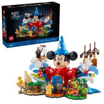 LEGO Magic of Disney 21352 for Aged 18+ Adults Birthday Christmas New Year Gift Mickey Mouse in His Sorcerer’s 1103 Pieces