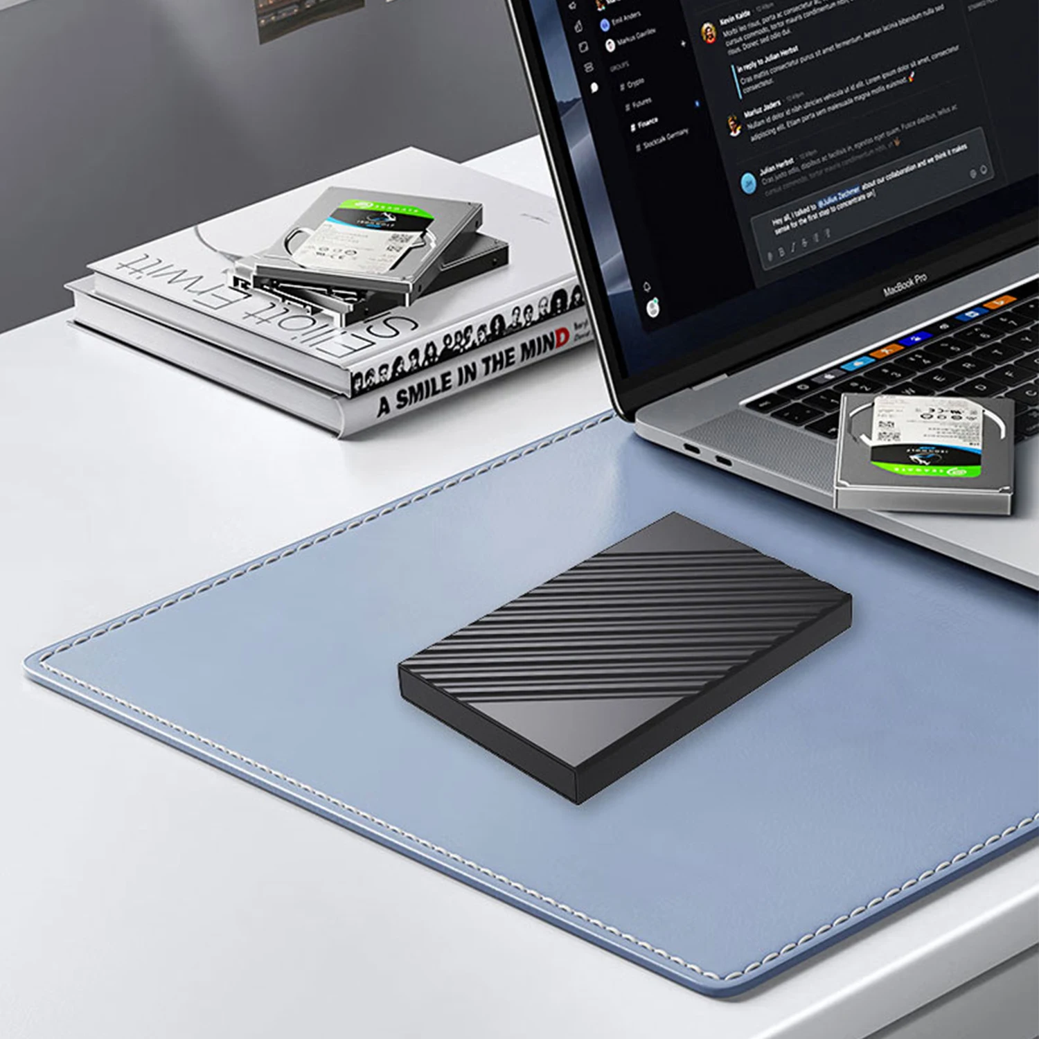 UTHAI Z200 휴대용 2.5인치 하드 드라이브 인클로저 USB 3.0/3.1 분리형 기계식 드라이브 박스(안정적인 5GBPS 전송 포함)