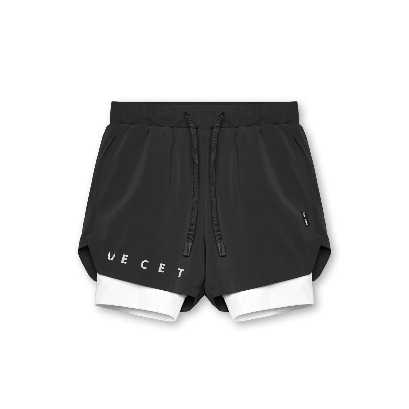 Summer New Men's Fitness Sports Shorts Double Layer Casual Exercise Five-Quarter Pants Home Direct Supply Skateboard Long Pants