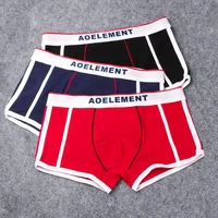 Marque de mode sous-vêtements pour hommes boxeurs pour hommes shorts en pur coton caleçons individuels garçons respirant SAO tendance boxer shorts tête 2