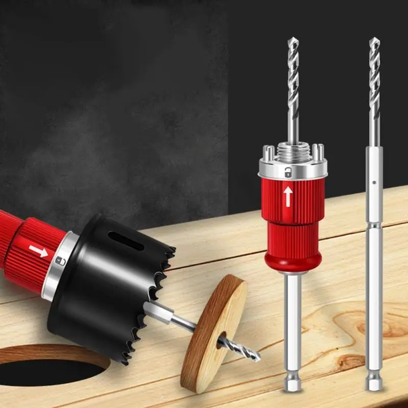 【Neu】Holzbearbeitungs-Lochöffner mit Schnellentriegelung, selbstsichernde Verlängerungsstange, Holzbearbeitungs-Lochöffner-Verbindungsstange – Detail 3