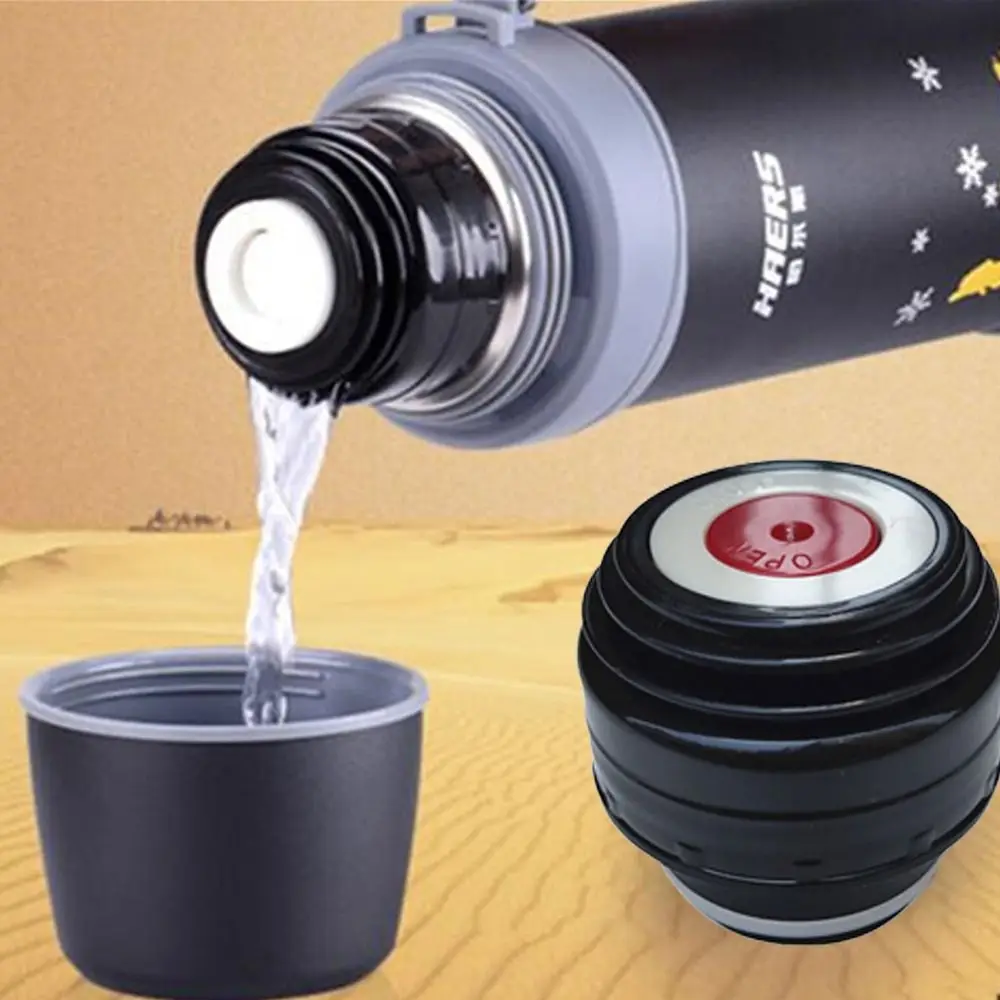 Vakuumflaschen-Abdeckungen & Thermo-Becher-Stopper – Set Aus 4 Größen, Lebensmittelecht, Auslaufsicher