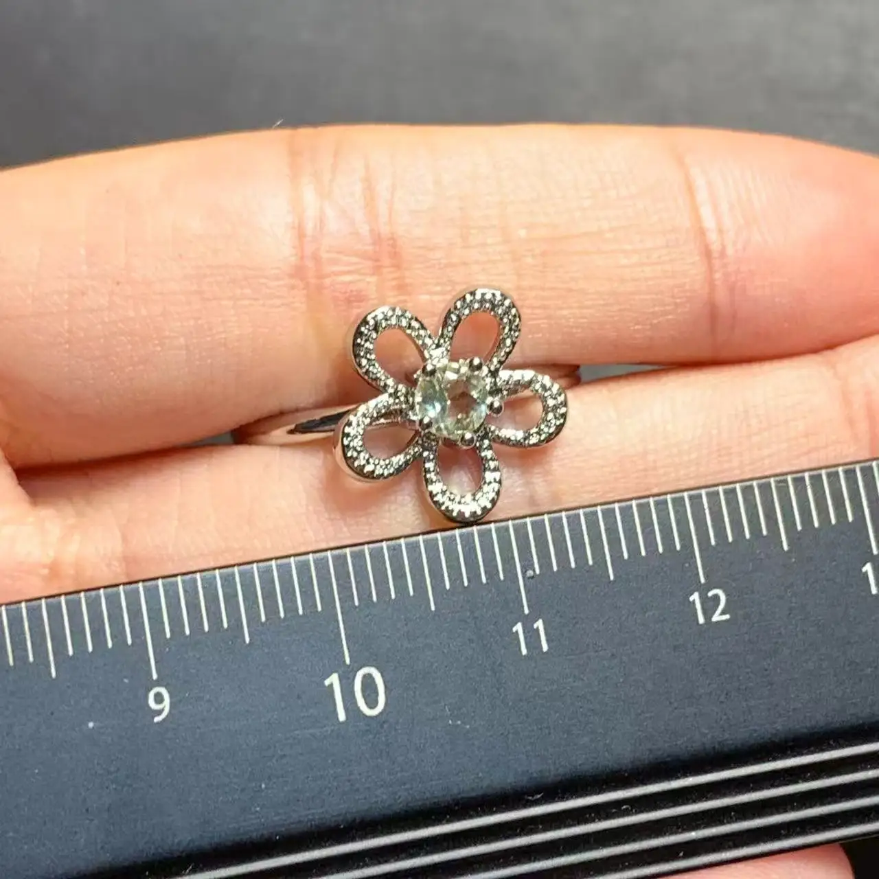 MM Natural Citrine Ring Adjustable Female Ring Jewelry for Women Gift Wholesale High Quality Vintage Fine