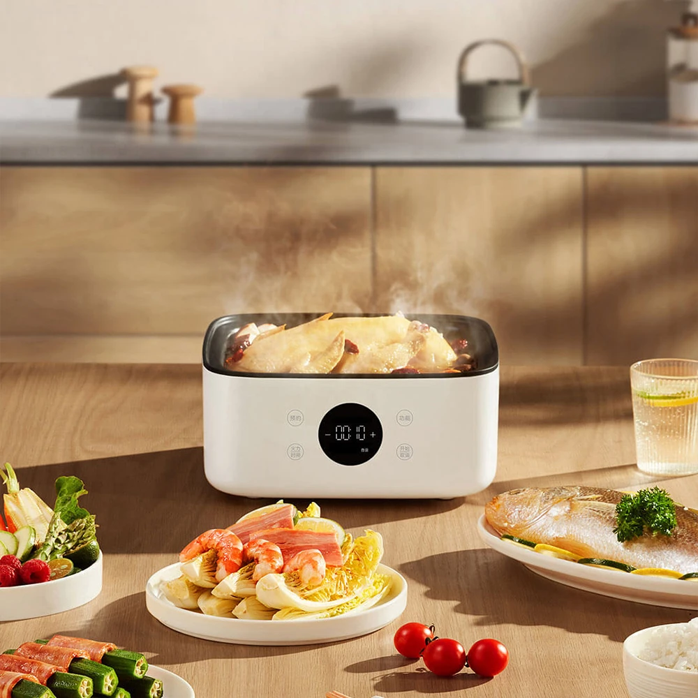 2024 XIAOMI MIJIA Multi-Function Electric Steamer N1 13L Pressure Multicooker Steamer Food Warmer 1500W 8H Heat Preservation 3