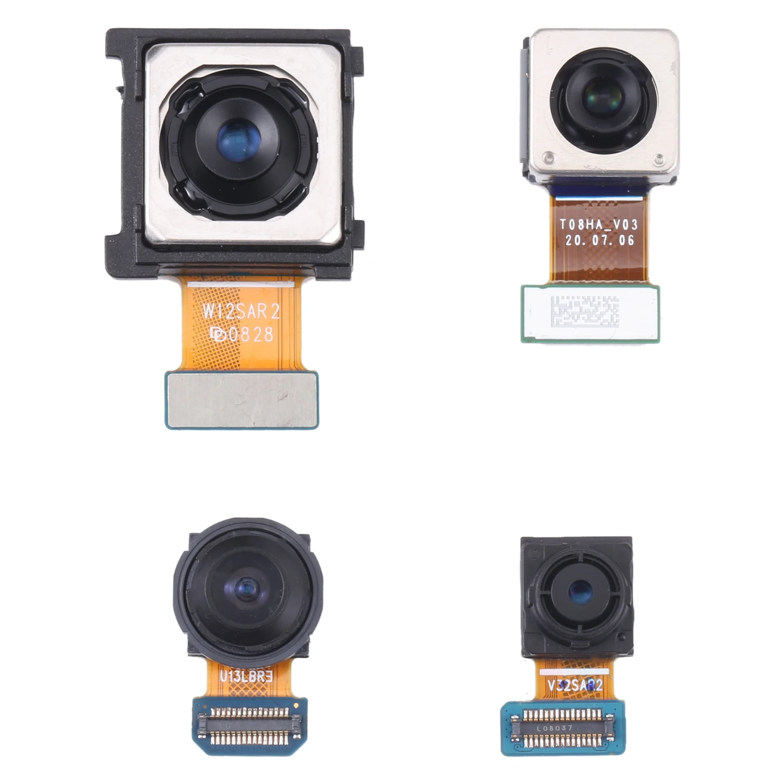 삼성 갤럭시 S20 FE 5G SM-G781B 카메라 세트 (망원 + 와이드 + 메인 카메라 + 전면 카메라)