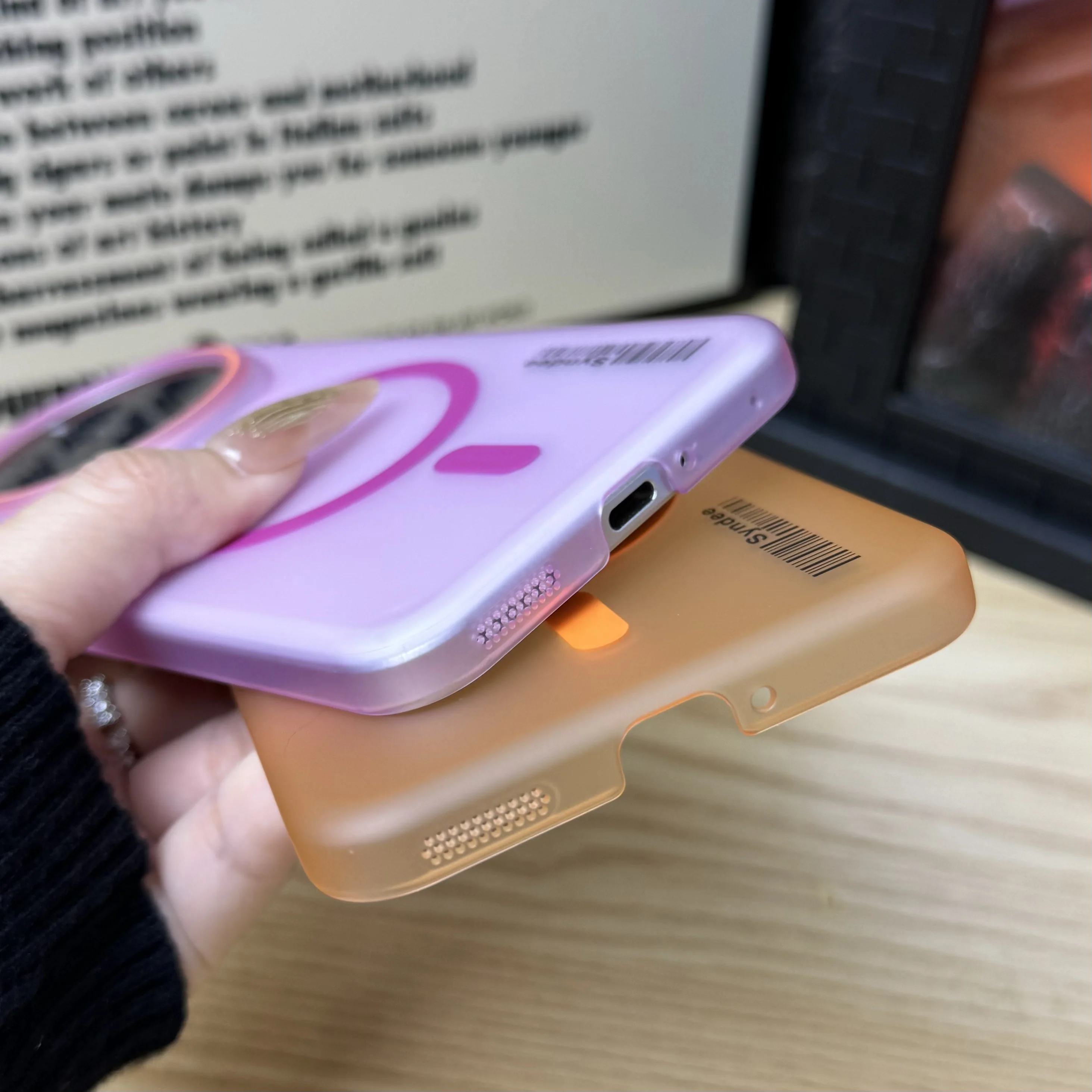 Magnetic Magsafe Matte Clear Candy Phone Case