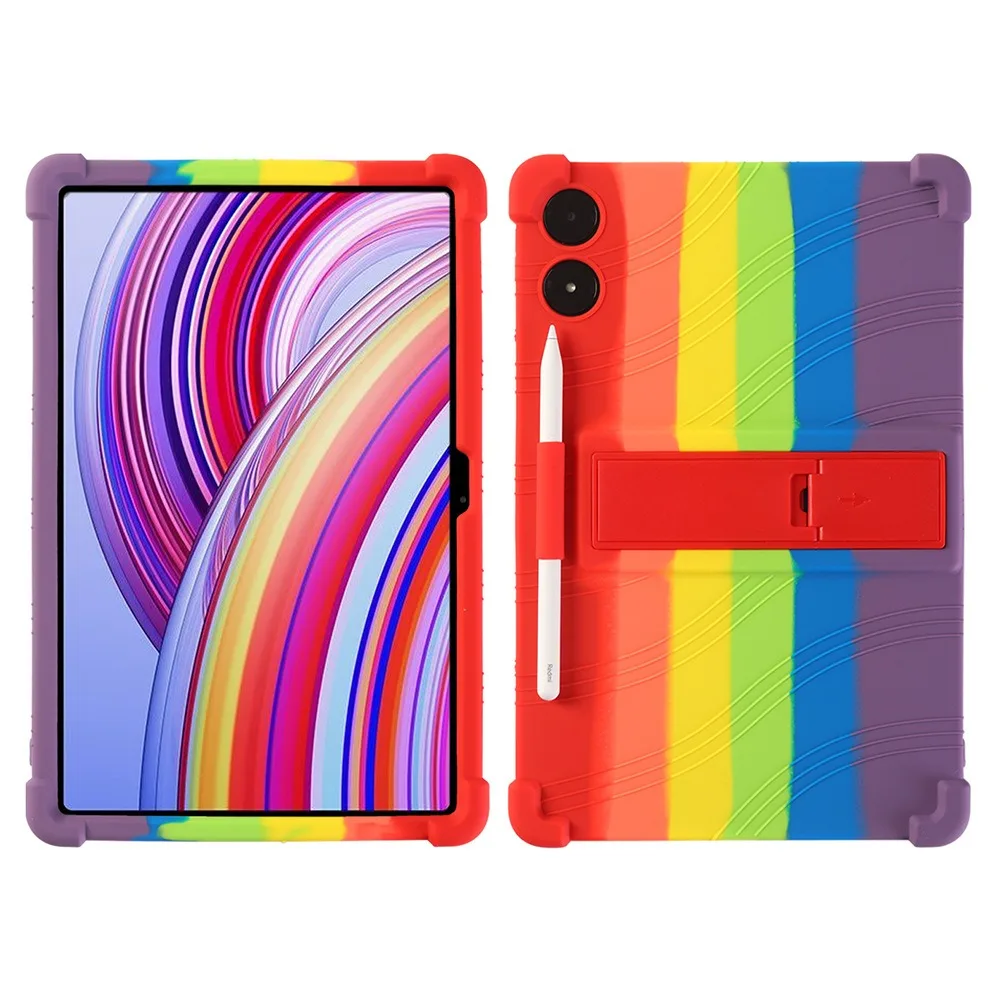 Soft Silicone Shockproof Tablet Case with Bracket