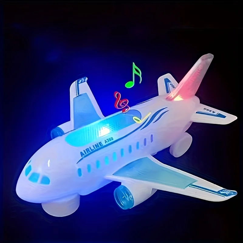 Электрический Съемный самолет AirplaneToy, игрушки для малышей, работающие от батареек, для мальчиков, подарок на день рождения