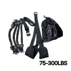 High-Intensity Multifunctional Strength Training Bands (Black  75-300LBS)