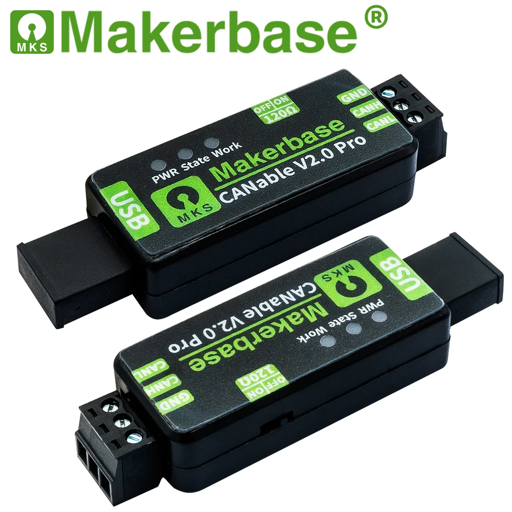 Makerbase Canable 2.0 Usb para Can Adaptador Analisador Canfd Slcan Socketcan Candlelight Klipper - Imagem 4