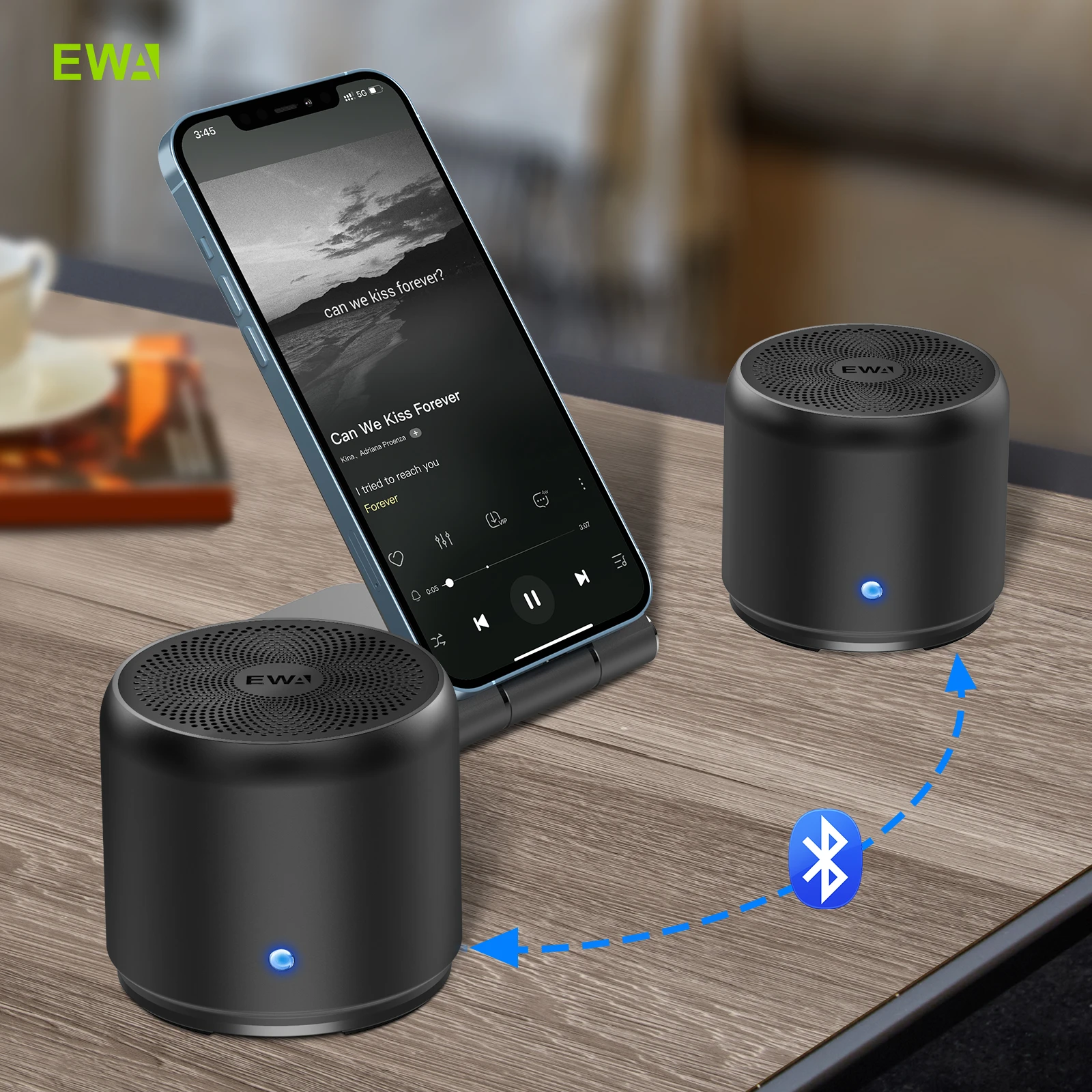 best speakers EWA A106Max TWS Loud Bluetooth Speakers Extra Deep Bass 8W HD Sound  Volume Wireless  Bluetooth 5.0 ，1200mAh 12 Playtimes loudest bluetooth speaker