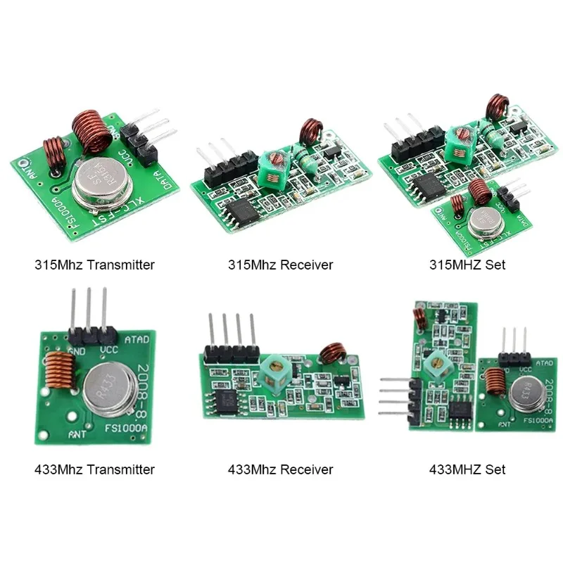 Lot de 5 à 10 Émetteurs/Récepteurs 433MHz pour Drone RC