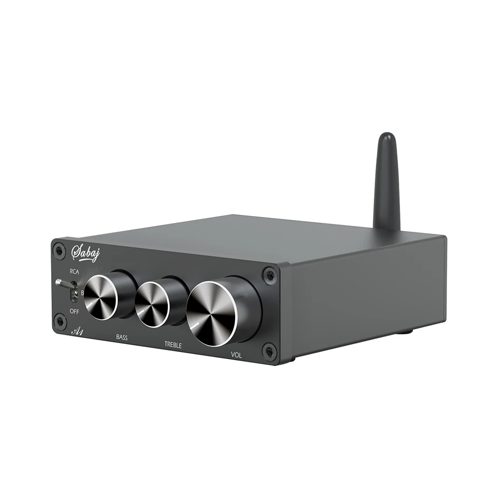 Sabaj A1 bluetoothデジタルパワーアンプ80ワット * 2高解像度