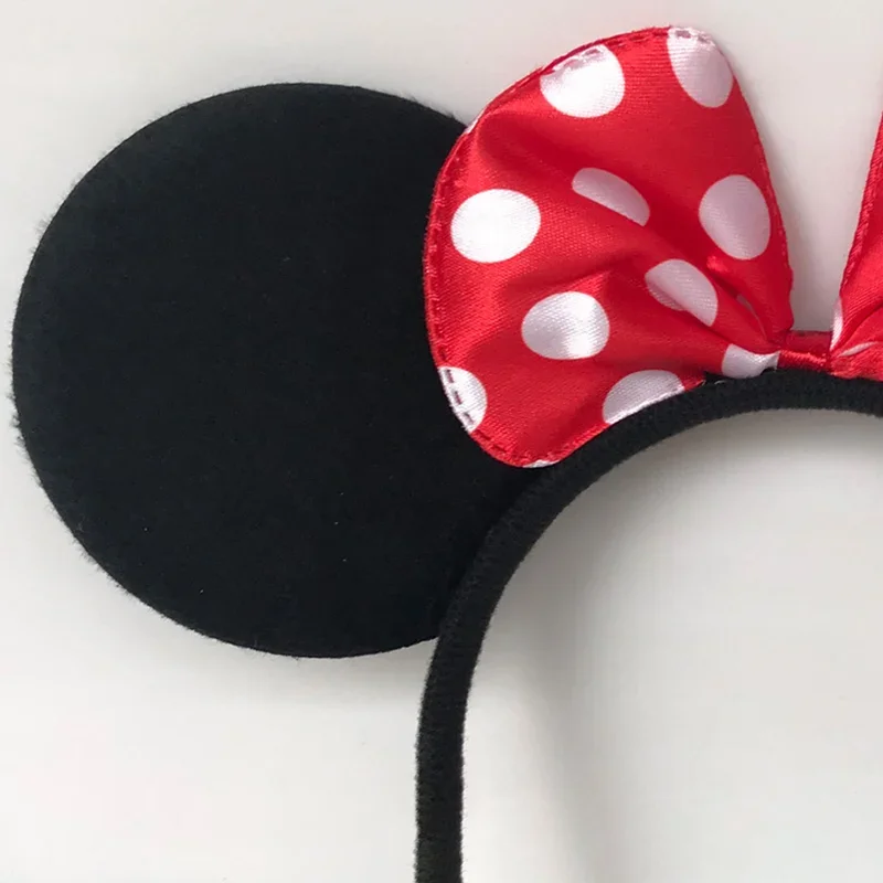 Mickey Ear Headband Hair Ornament Mickey Mouse Headband Minnie Bow Korean Clip hair headband