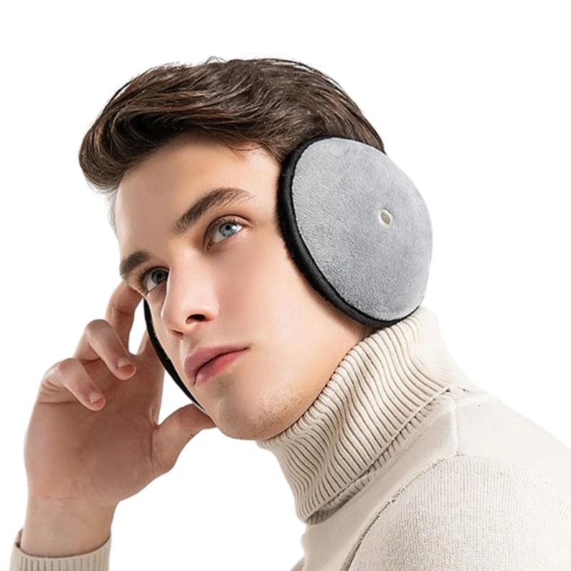 Thicken Plush Ear Muffs for Men Women Warm Ear Warmers Cold Weather Earmuff Breathable Ear Covers for Outdoor Activity