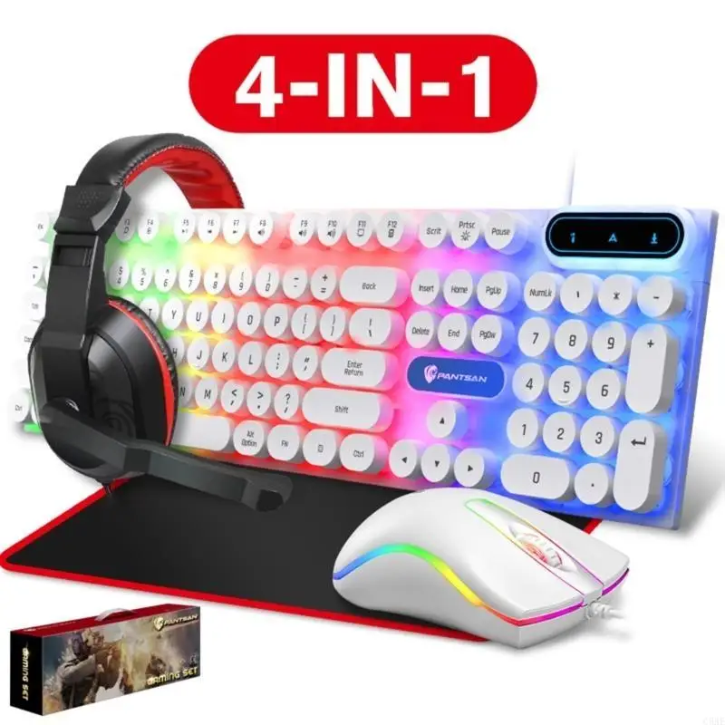 C5AE Mechanical Keyboard Mouse Pad Gaming Headset Led Backlight_voghion.com