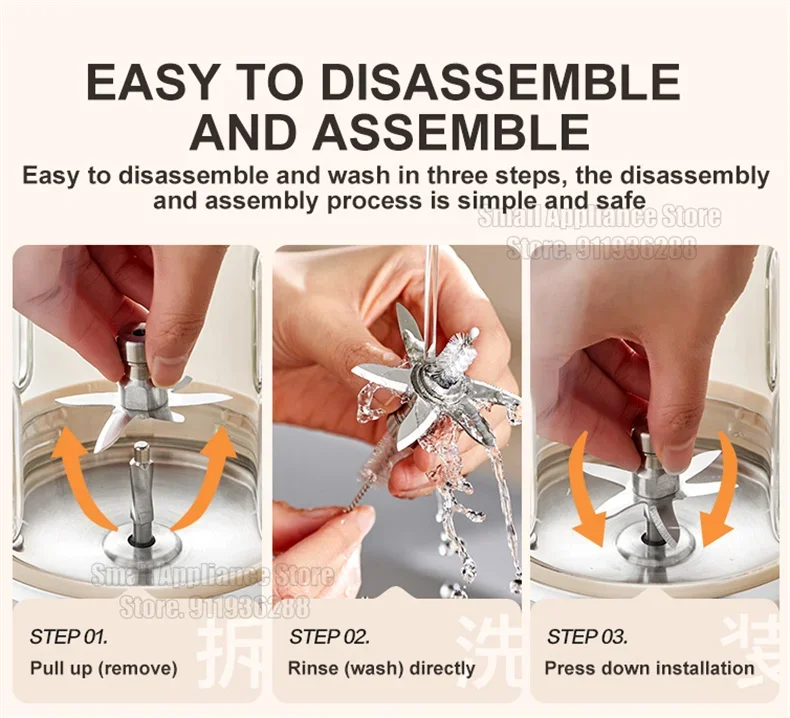Description Picture 5 of itemSUPOR 220V SoyMilk Maker 1.2L Household Rice Paste Wall Breaking Blender Soybean Milk Machine Electric Juicer Kitchen Appliances