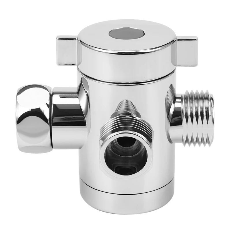 Promotion! 1/2 inch 3 Way T-adapter Toilet Bidet Bath Shower Head Arm Mounted Diverter Valve |