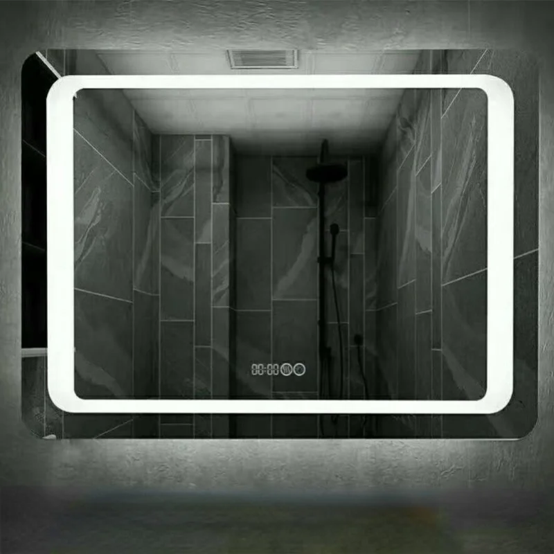 

Bathroom Decorative Smart Mirrors Self Haircut Anti Fog Shower Cabinet Wall Mounted Smart Mirror Girls Specchio Mirrors LG50JZ