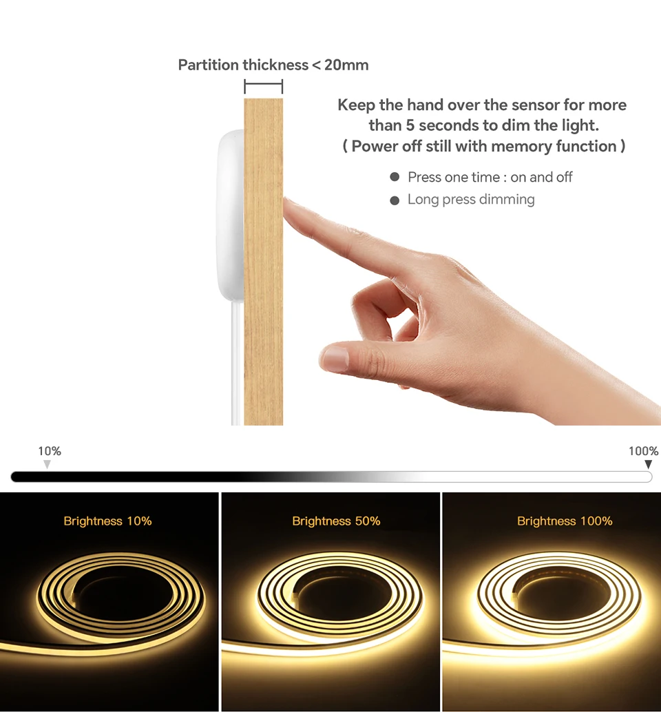 24V Cuttable Neon COB LED Strip Light S1e14e18cc0d54b95a732984fb728e031N