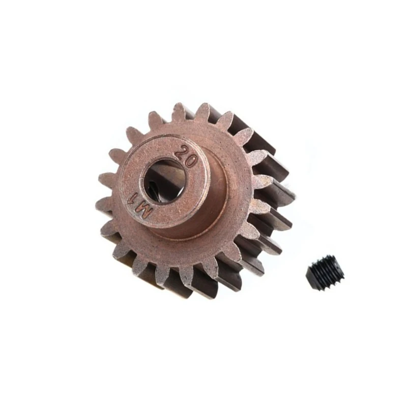Nuovo Per Traxxas Mod1 20T Motor Gear 5Mm Acciaio Temprato Per X-Maxx/E-Revo2.0 Large E # 6494X Accessori Rc