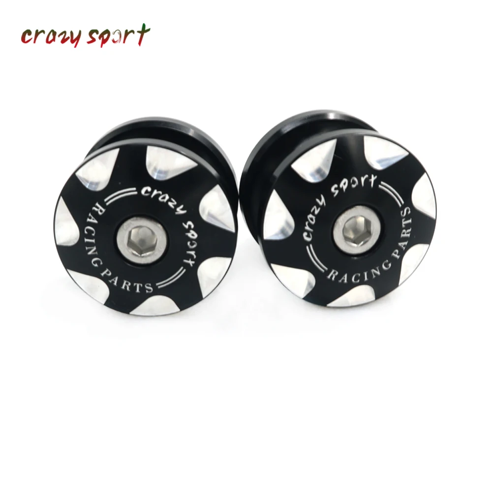 6mm Swingarm Spools ̴ ĵ  M6 For Aprilia RSV1000/R RSV4/R SL750 Shiver Tuono 1000/R V4R 1200 Caponord Motorcyc