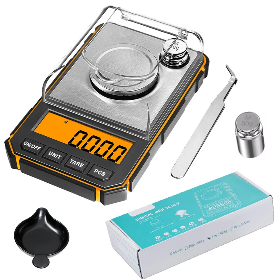Digitale Präzisionswaage 0,001g Mit Kalibriergewicht Und Lcd-display_voghion.com