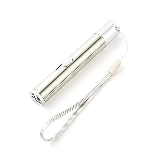 Pointer USB Charging Rechargeable 3-in-1 Flashlight Infrared Multifunction UV Teaching Lighting Gifts Pet Training 4