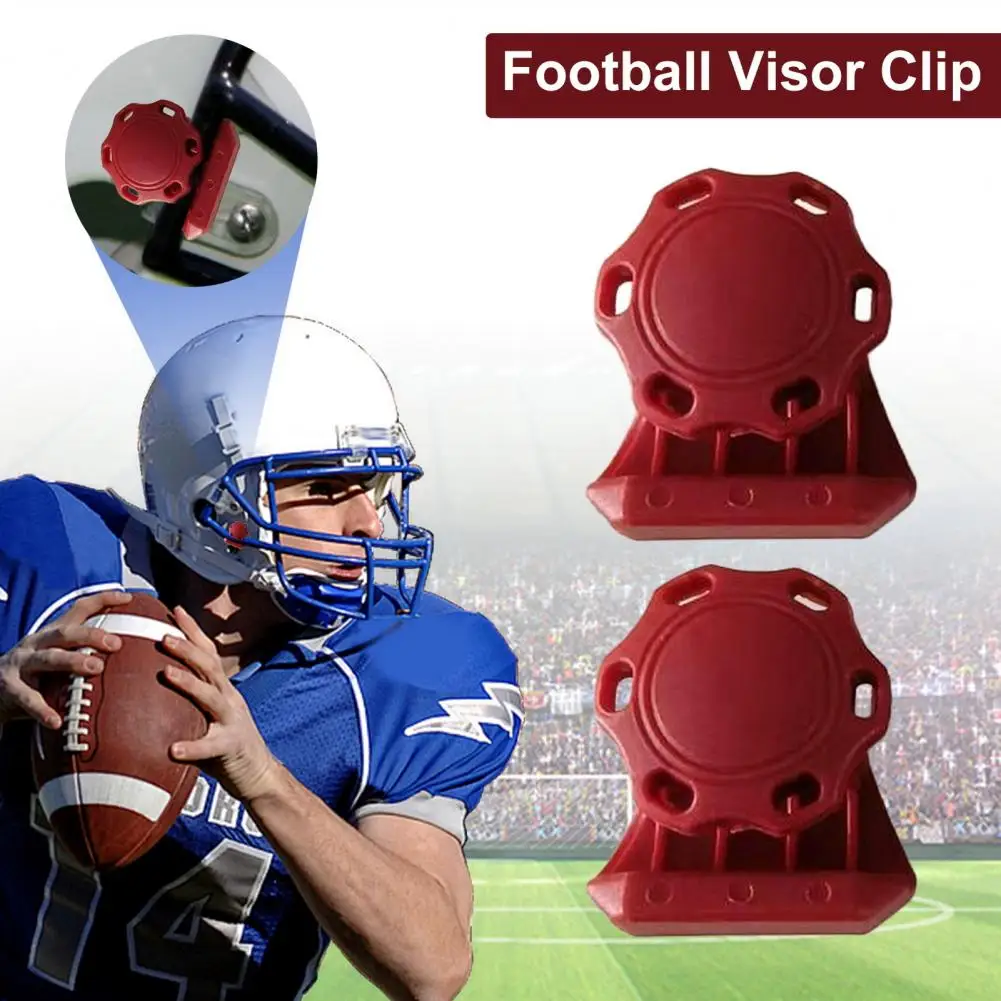 Football Helmet Visor Clips Screws Fasteners 2 Sets