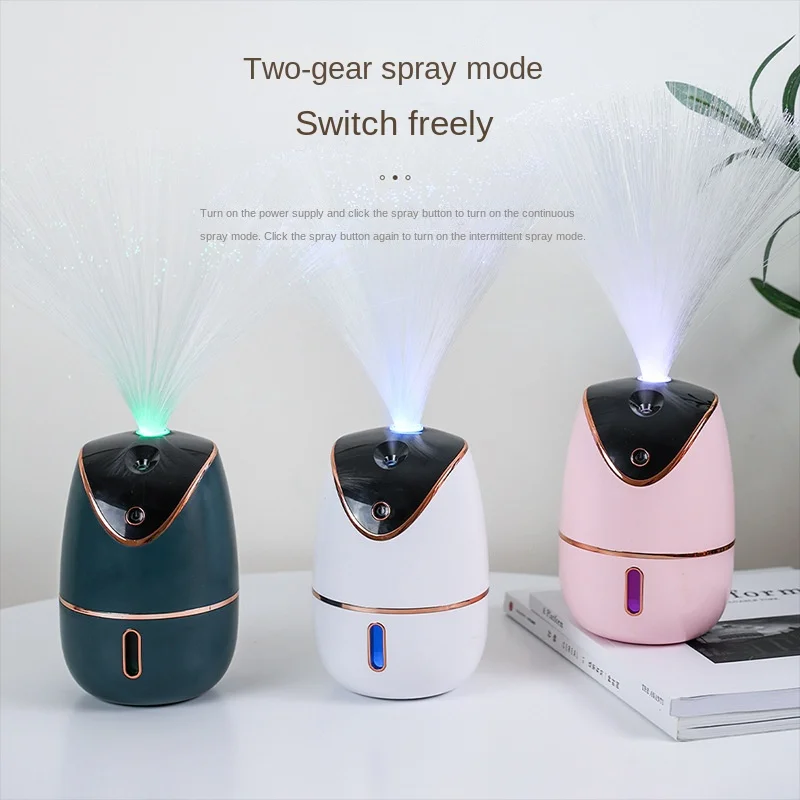 

USB Rechargeable Humidifier Cool Atmosphere Night Light Humidifier Car Mounted Large Capacity Full Sky Star Aromatherapy Machine